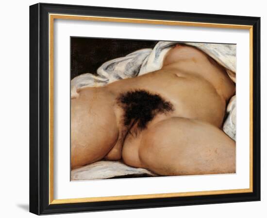 The Origin of the World-Gustave Courbet-Framed Giclee Print