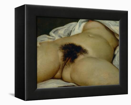 The Origin of the World-Gustave Courbet-Framed Premier Image Canvas