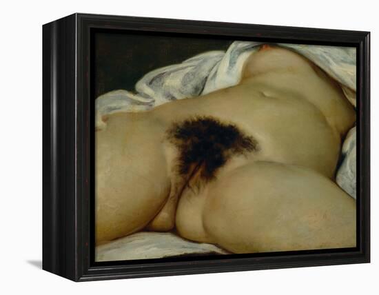 The Origin of the World-Gustave Courbet-Framed Premier Image Canvas