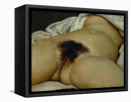 The Origin of the World-Gustave Courbet-Framed Premier Image Canvas