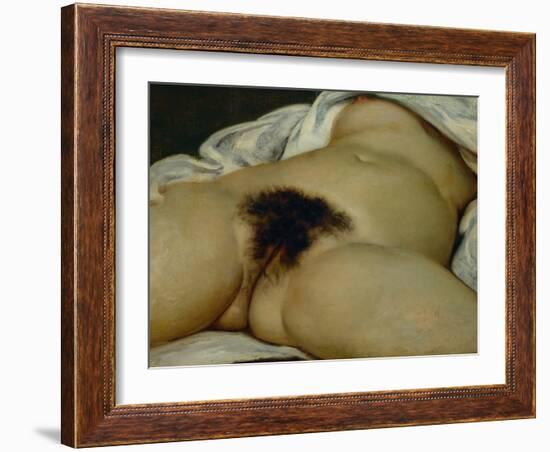 The Origin of the World-Gustave Courbet-Framed Giclee Print