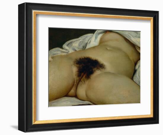 The Origin of the World-Gustave Courbet-Framed Giclee Print