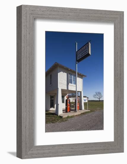 The Original Lucille's Route 66 Roadhouse, Hydro, Oklahoma, USA-Walter Bibikow-Framed Photographic Print