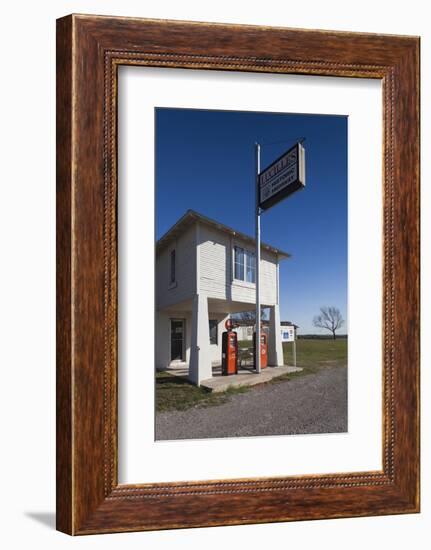 The Original Lucille's Route 66 Roadhouse, Hydro, Oklahoma, USA-Walter Bibikow-Framed Photographic Print