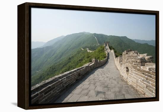 The Original Mutianyu Section of the Great Wall, Beijing, China-Michael DeFreitas-Framed Premier Image Canvas