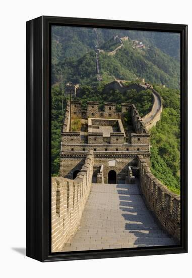 The Original Mutianyu Section of the Great Wall, Beijing, China-Michael DeFreitas-Framed Premier Image Canvas