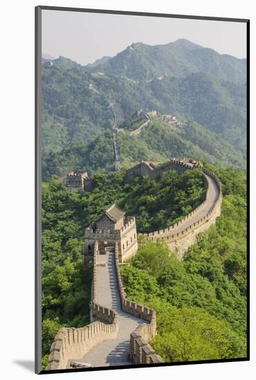 The Original Mutianyu Section of the Great Wall, Beijing, China-Michael DeFreitas-Mounted Photographic Print