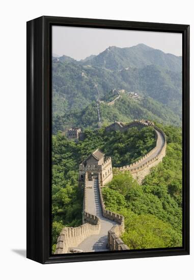 The Original Mutianyu Section of the Great Wall, Beijing, China-Michael DeFreitas-Framed Premier Image Canvas