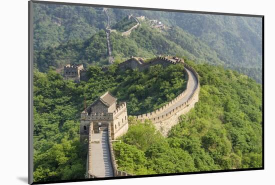 The Original Mutianyu Section of the Great Wall, Beijing, China-Michael DeFreitas-Mounted Photographic Print