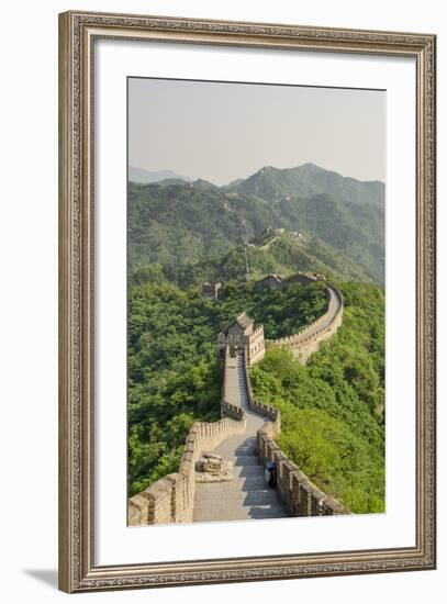 The Original Mutianyu Section of the Great Wall, UNESCO World Heritage Site, Beijing, China, Asia-Michael DeFreitas-Framed Photographic Print