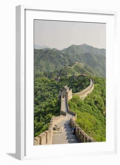 The Original Mutianyu Section of the Great Wall, UNESCO World Heritage Site, Beijing, China, Asia-Michael DeFreitas-Framed Photographic Print