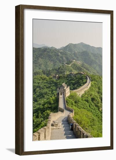 The Original Mutianyu Section of the Great Wall, UNESCO World Heritage Site, Beijing, China, Asia-Michael DeFreitas-Framed Photographic Print