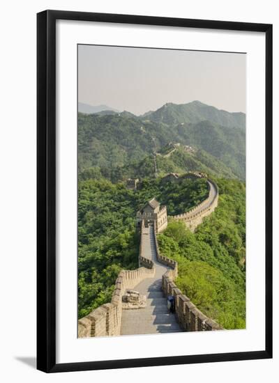 The Original Mutianyu Section of the Great Wall, UNESCO World Heritage Site, Beijing, China, Asia-Michael DeFreitas-Framed Photographic Print