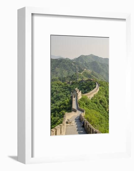 The Original Mutianyu Section of the Great Wall, UNESCO World Heritage Site, Beijing, China, Asia-Michael DeFreitas-Framed Photographic Print