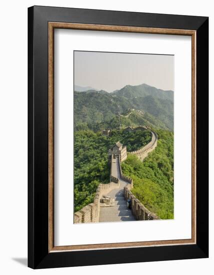 The Original Mutianyu Section of the Great Wall, UNESCO World Heritage Site, Beijing, China, Asia-Michael DeFreitas-Framed Photographic Print