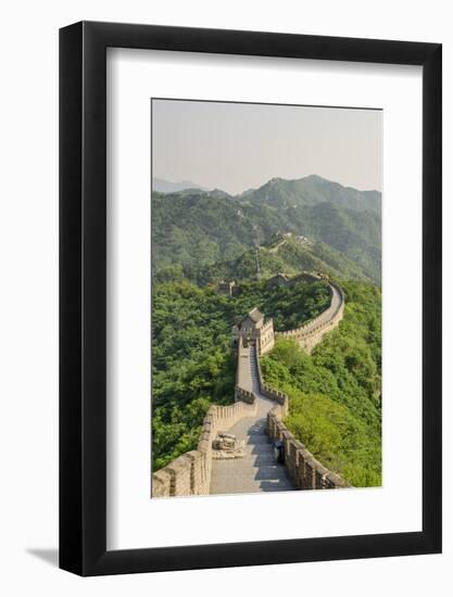 The Original Mutianyu Section of the Great Wall, UNESCO World Heritage Site, Beijing, China, Asia-Michael DeFreitas-Framed Photographic Print