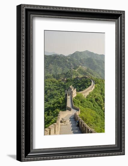 The Original Mutianyu Section of the Great Wall, UNESCO World Heritage Site, Beijing, China, Asia-Michael DeFreitas-Framed Photographic Print