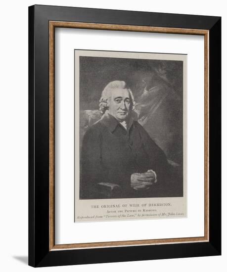 The Original of Weir of Hermiston-Sir Henry Raeburn-Framed Giclee Print