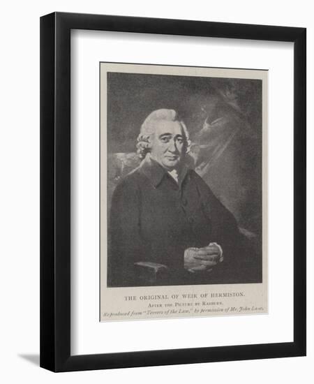 The Original of Weir of Hermiston-Sir Henry Raeburn-Framed Giclee Print