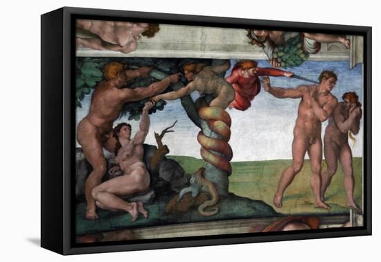 The Original Sin and the Expulsion from Paradise-null-Framed Premier Image Canvas