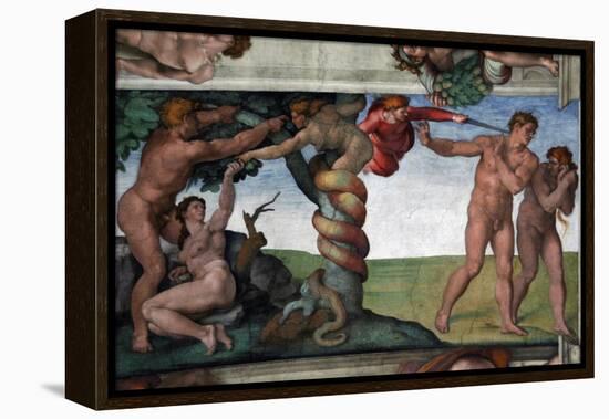 The Original Sin and the Expulsion from Paradise-null-Framed Premier Image Canvas