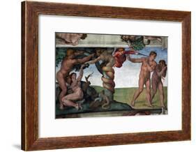 The Original Sin and the Expulsion from Paradise-null-Framed Giclee Print