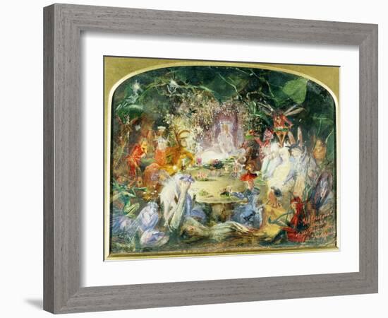 The Original Sketch for the Fairy's Banquet-John Anster Fitzgerald-Framed Giclee Print