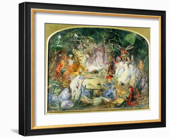 The Original Sketch for the Fairy's Banquet-John Anster Fitzgerald-Framed Giclee Print