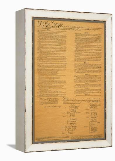 The Original United States Constitution-null-Framed Premier Image Canvas