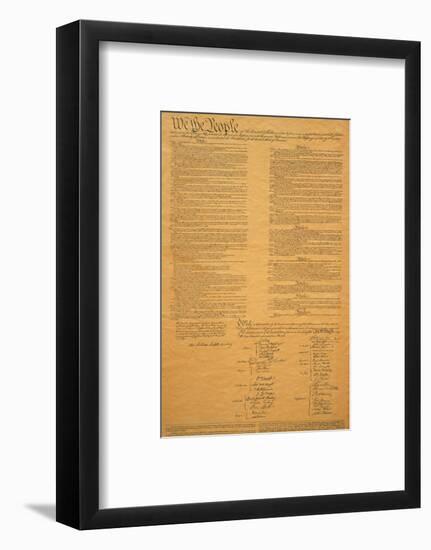 The Original United States Constitution-null-Framed Photographic Print