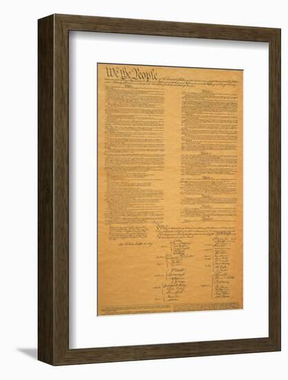 The Original United States Constitution-null-Framed Photographic Print