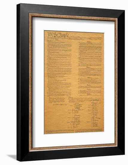 The Original United States Constitution-null-Framed Photographic Print