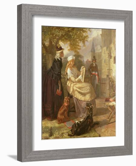 The Orphan of the Temple-Edward Matthew Ward-Framed Giclee Print