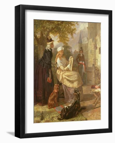 The Orphan of the Temple-Edward Matthew Ward-Framed Giclee Print