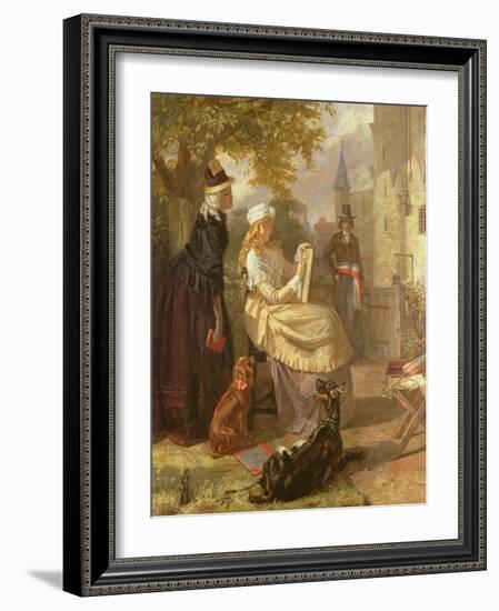 The Orphan of the Temple-Edward Matthew Ward-Framed Giclee Print