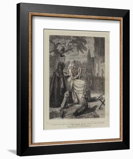 The Orphan of the Temple-Edgar Melville Ward-Framed Giclee Print