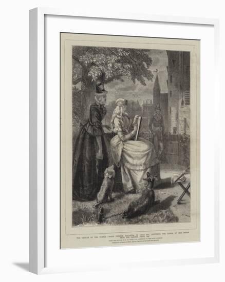 The Orphan of the Temple-Edgar Melville Ward-Framed Giclee Print