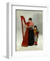 The Orphans, 1870-Philip Hermogenes Calderon-Framed Giclee Print