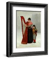 The Orphans, 1870-Philip Hermogenes Calderon-Framed Giclee Print