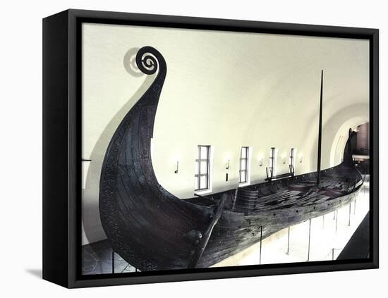 The Oseberg Ship, Viking, Norway, c850-Werner Forman-Framed Premier Image Canvas