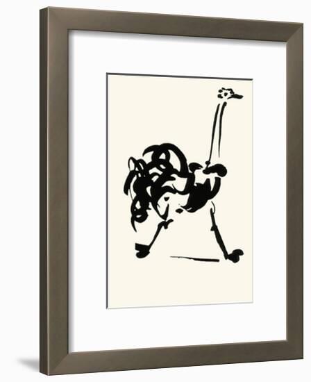 The Ostrich-Pablo Picasso-Framed Serigraph