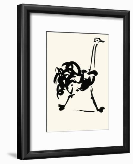 The Ostrich-Pablo Picasso-Framed Serigraph