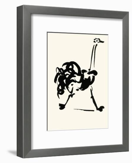 The Ostrich-Pablo Picasso-Framed Serigraph