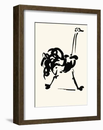 The Ostrich-Pablo Picasso-Framed Serigraph