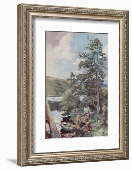 The Other Boat-Lionel Edwards-Framed Premium Giclee Print