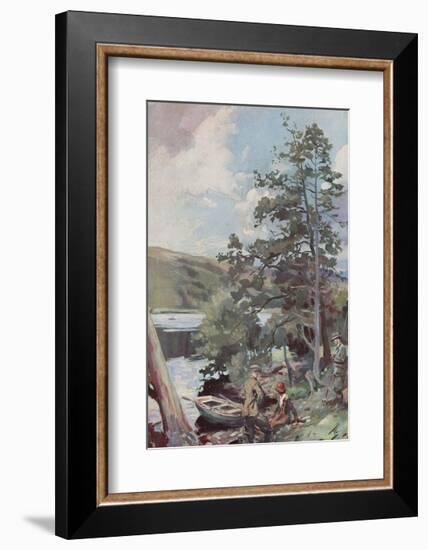 The Other Boat-Lionel Edwards-Framed Premium Giclee Print