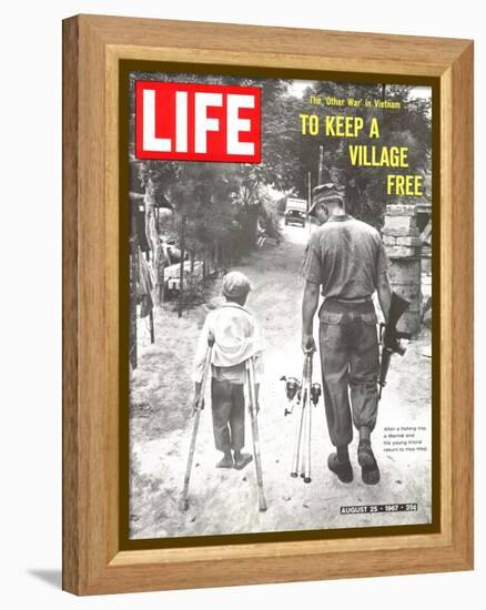 The Other War in Vietnam: To Keep a Village Free, August 25, 1967-Co Rentmeester-Framed Premier Image Canvas