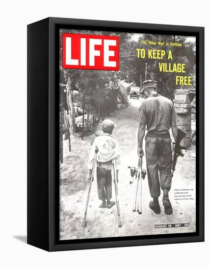 The Other War in Vietnam: To Keep a Village Free, August 25, 1967-Co Rentmeester-Framed Premier Image Canvas