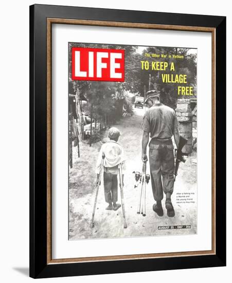 The Other War in Vietnam: To Keep a Village Free, August 25, 1967-Co Rentmeester-Framed Photographic Print