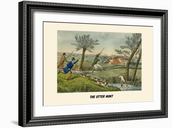 The Otter Hunt-Henry Thomas Alken-Framed Art Print